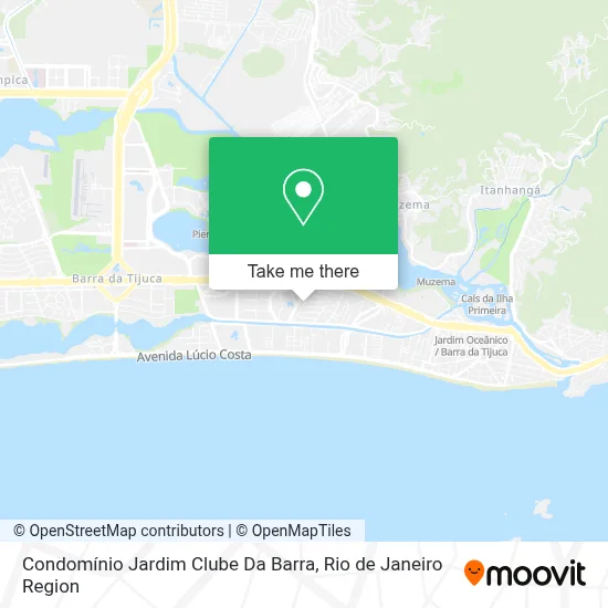 Condomínio Jardim Clube Da Barra map