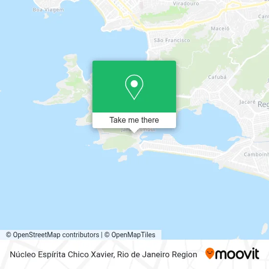 Núcleo Espírita Chico Xavier map