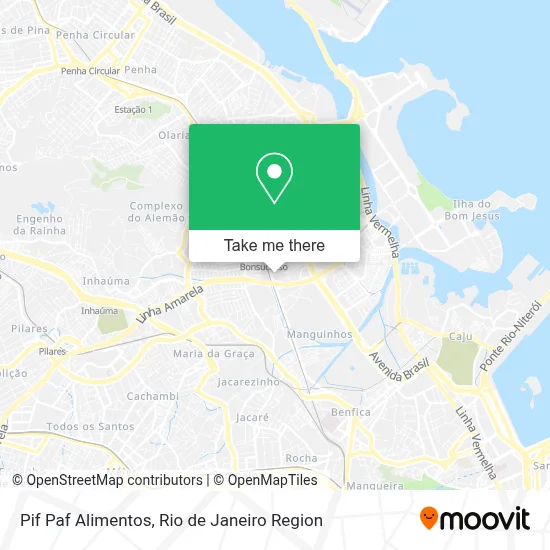 Pif Paf Alimentos map