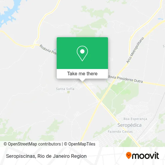 Seropiscinas map
