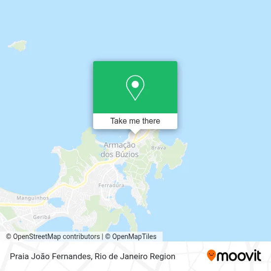 Praia João Fernandes map