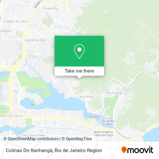 Colinas Do Itanhangá map