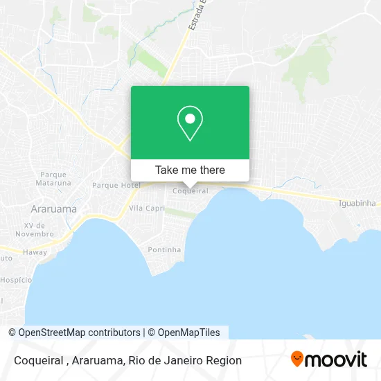 Coqueiral , Araruama map