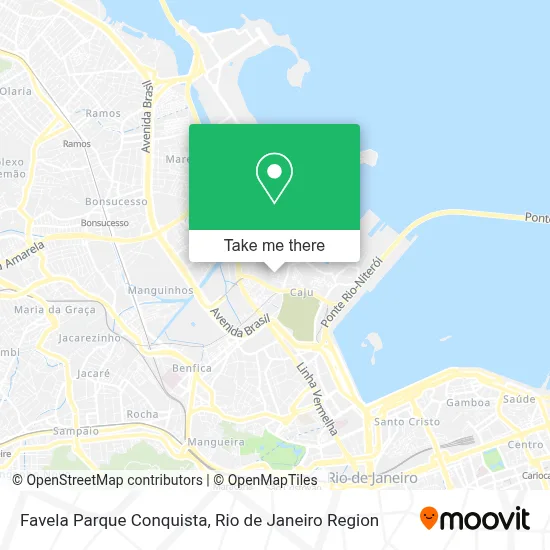 Favela Parque Conquista map