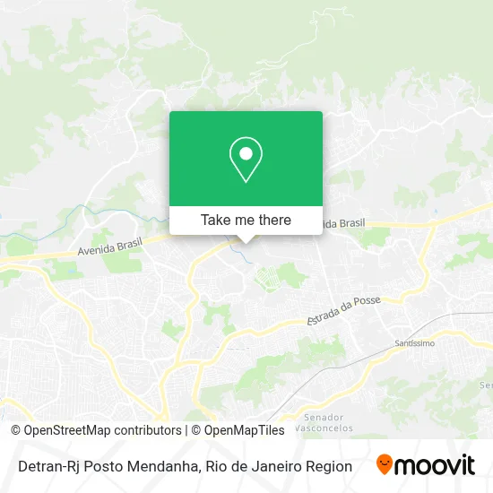 Detran-Rj Posto Mendanha map