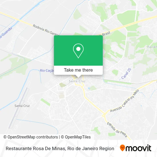 Restaurante Rosa De Minas map