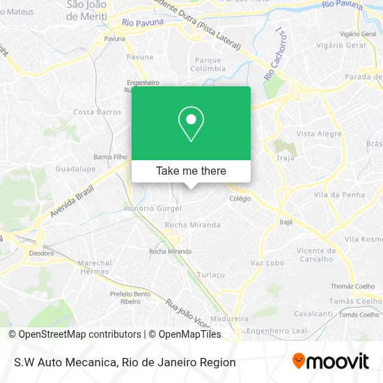 S.W Auto Mecanica map