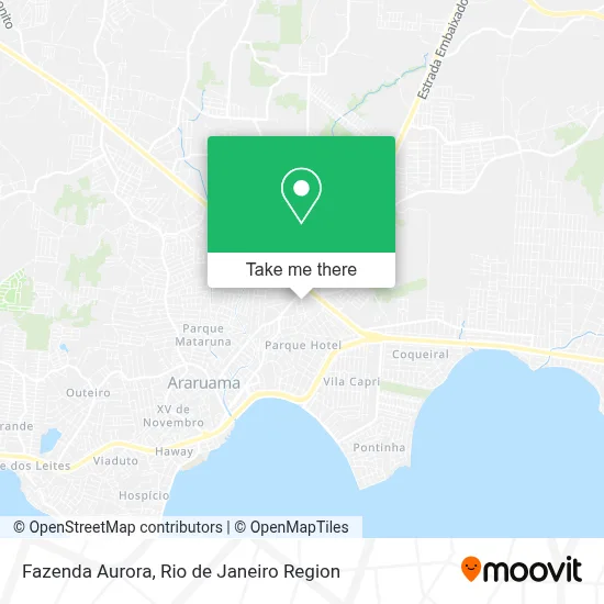 Fazenda Aurora map