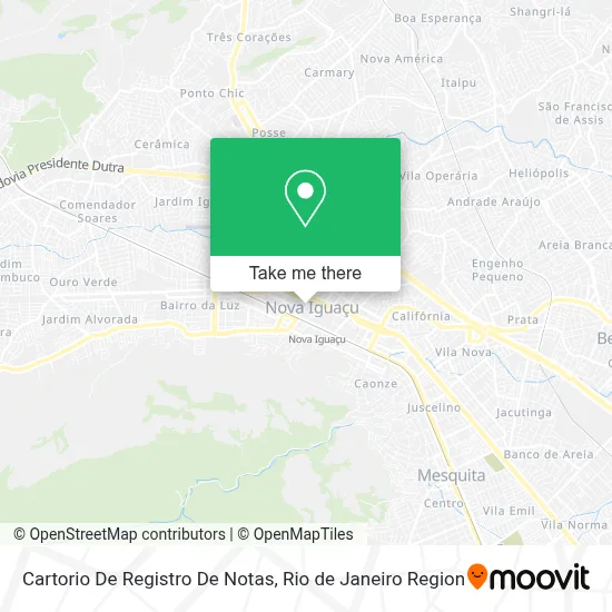 Cartorio De Registro De Notas map