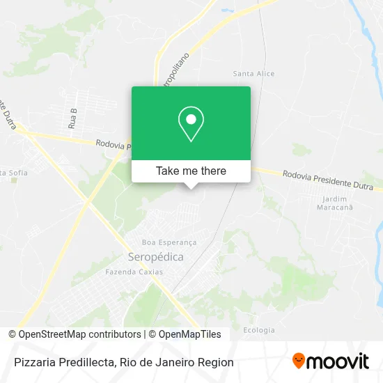 Pizzaria Predillecta map