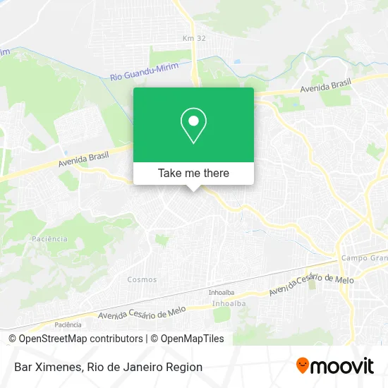 Bar Ximenes map