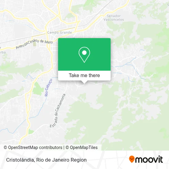 Cristolândia map
