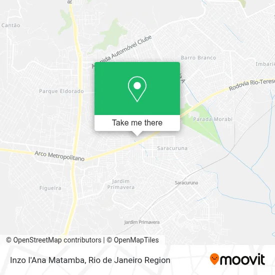 Inzo I'Ana Matamba map
