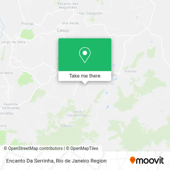Encanto Da Serrinha map