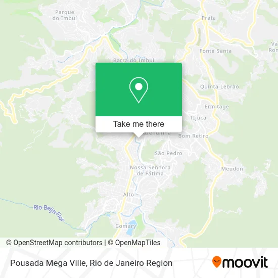 Pousada Mega Ville map
