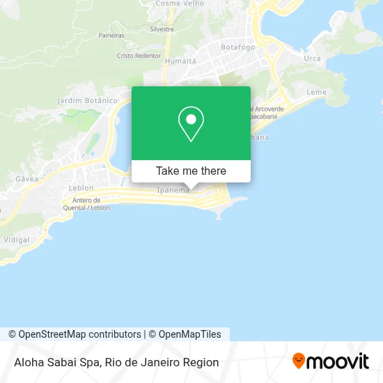 Aloha Sabai Spa map