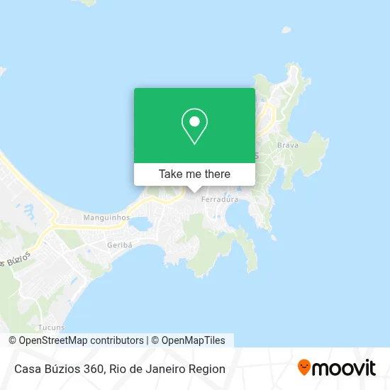 Casa Búzios 360 map