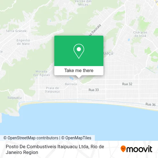 Posto De Combustiveis Itaipuacu Ltda map
