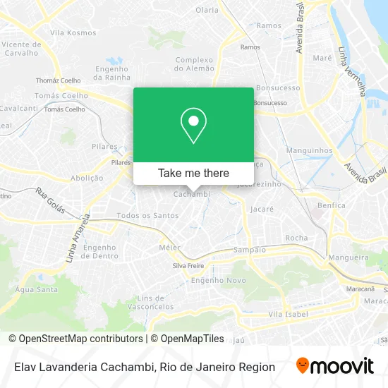 Elav Lavanderia Cachambi map