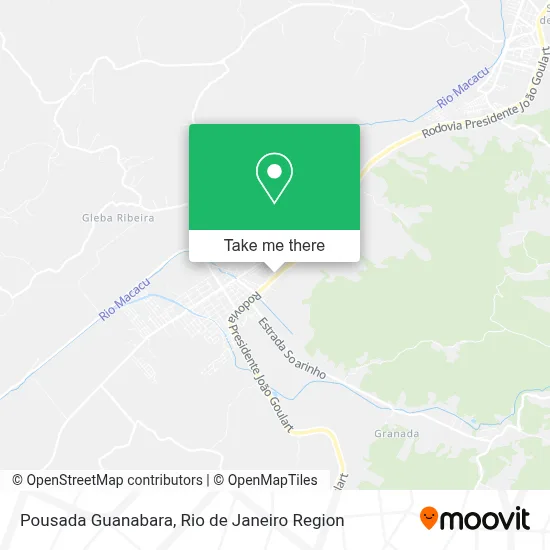 Pousada Guanabara map