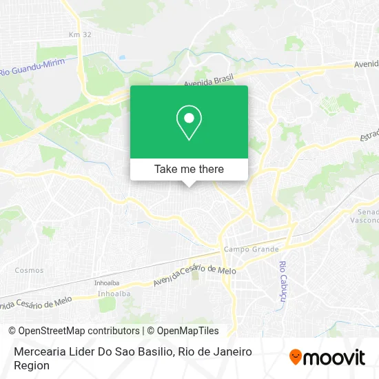 Mercearia Lider Do Sao Basilio map