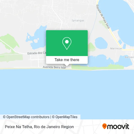 Peixe Na Telha map