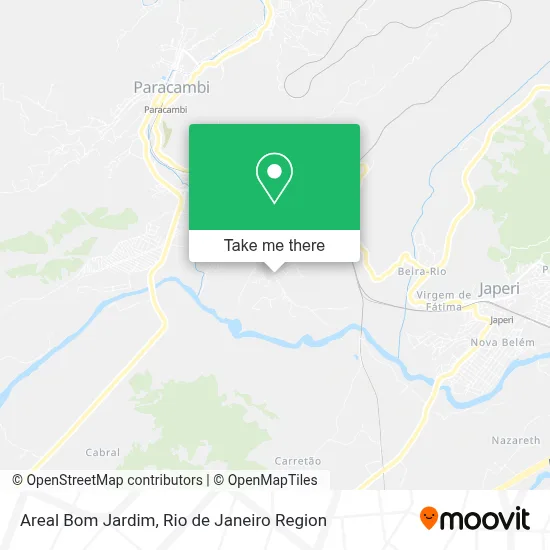 Areal Bom Jardim map