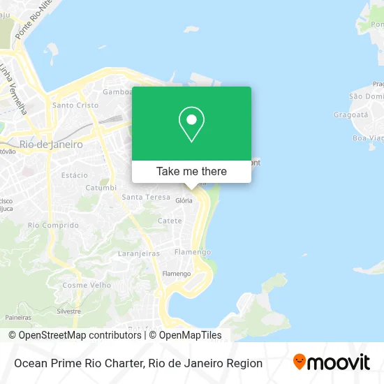 Ocean Prime Rio Charter map