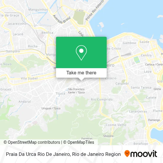 Praia Da Urca Rio De Janeiro map