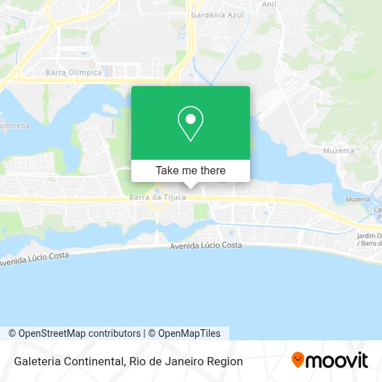 Galeteria Continental map