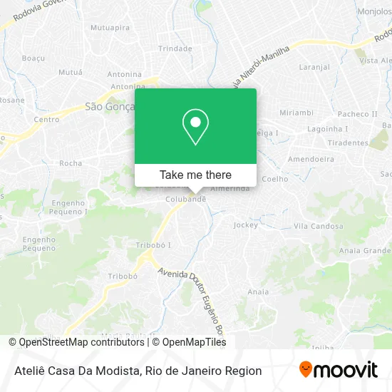 Ateliê Casa Da Modista map