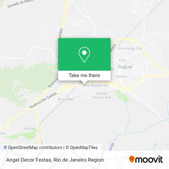 Angel Decor Festas map
