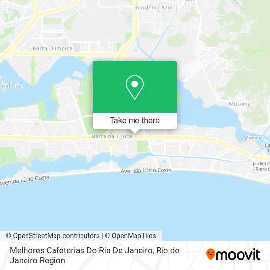 Melhores Cafeterias Do Rio De Janeiro map