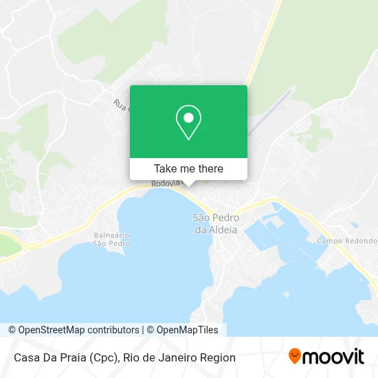 Casa Da Praia (Cpc) map