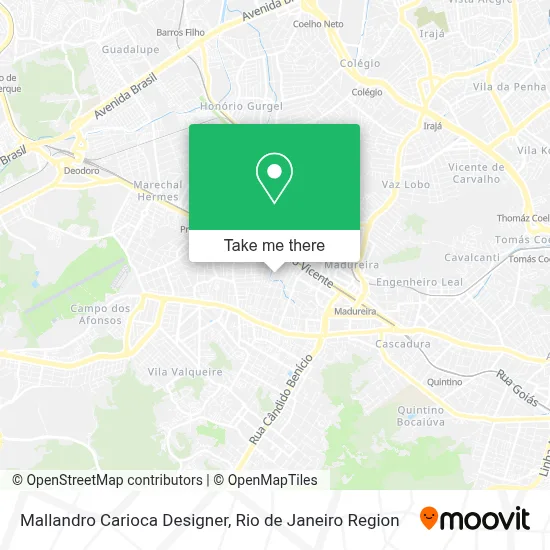 Mallandro Carioca Designer map