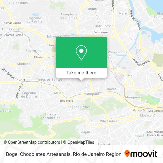 Bogel Chocolates Artesanais map