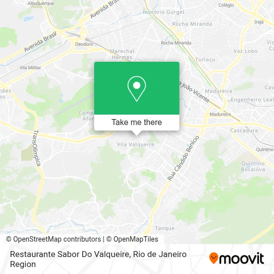 Restaurante Sabor Do Valqueire map