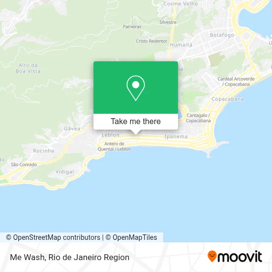 Me Wash map