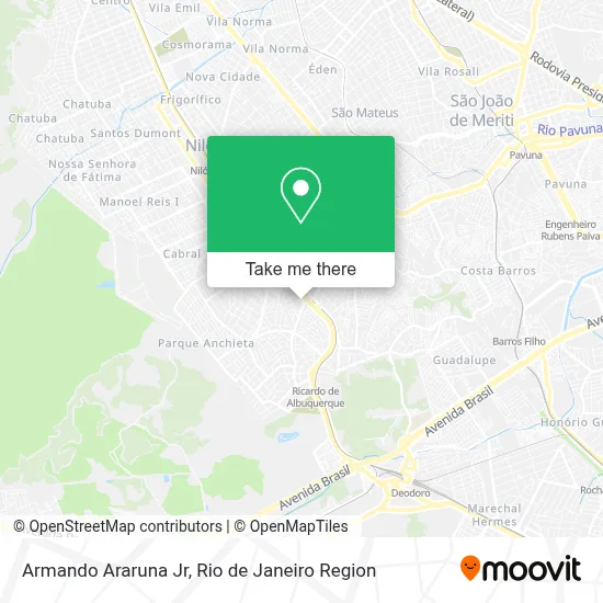 Armando Araruna Jr map