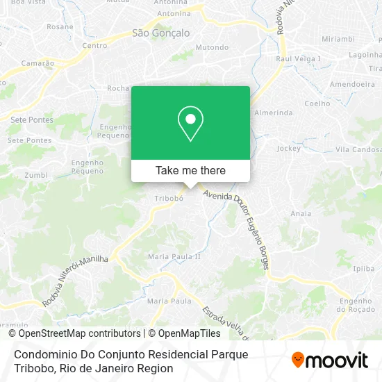 Condominio Do Conjunto Residencial Parque Tribobo map