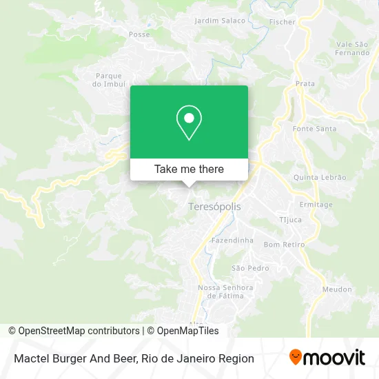 Mactel Burger And Beer map