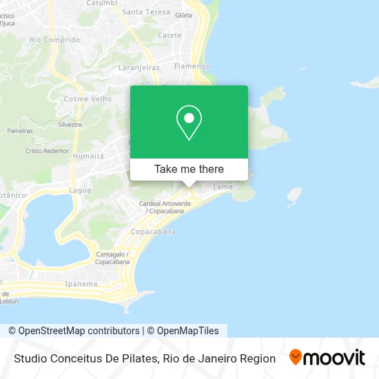 Studio Conceitus De Pilates map