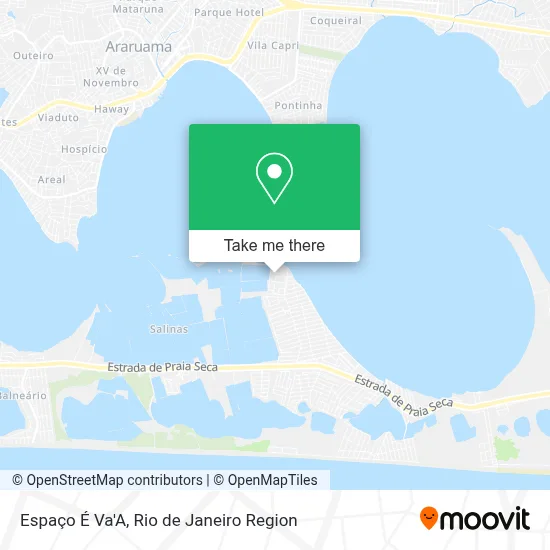 Espaço É Va'A map