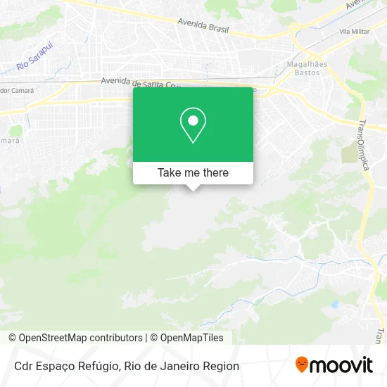 Cdr Espaço Refúgio map