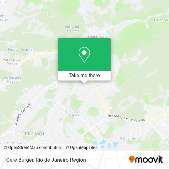 Gerê Burger map