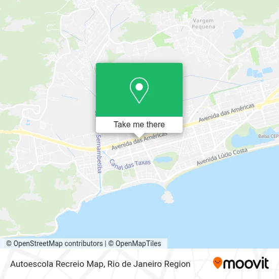 Autoescola Recreio Map map