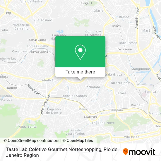 Taste Lab Coletivo Gourmet Norteshopping map
