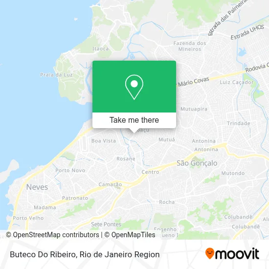 Buteco Do Ribeiro map