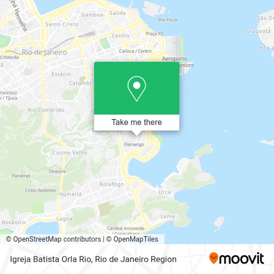Igreja Batista Orla Rio map