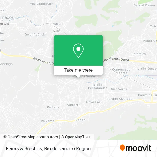 Feiras & Brechós map